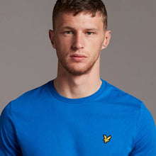 Men's Plain t-shirt spring blue