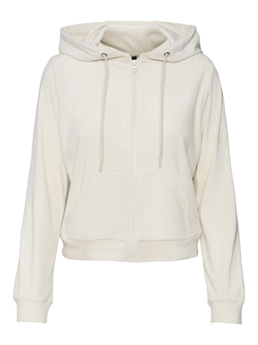 Athena Ls short zip hoodie moonbean