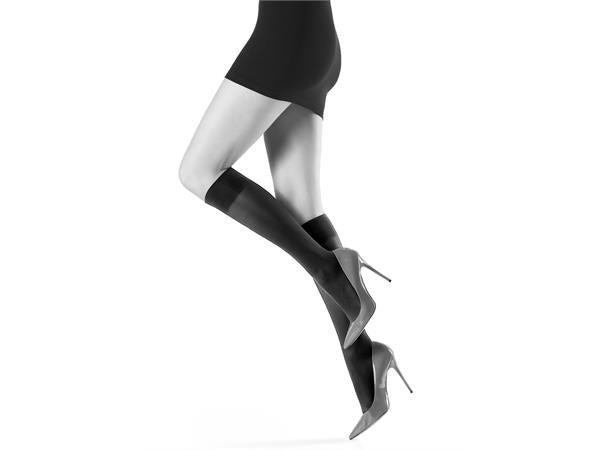 KNESTRØMPE OPAQUE 50 BLACK