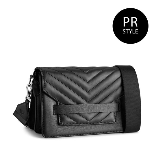 Arabella Puffer Cross. bag black