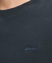 Essential logo crew sweatshirt navy