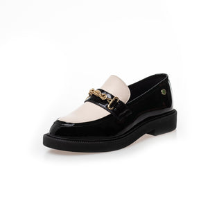 My Life Leather shoes black/beige gold