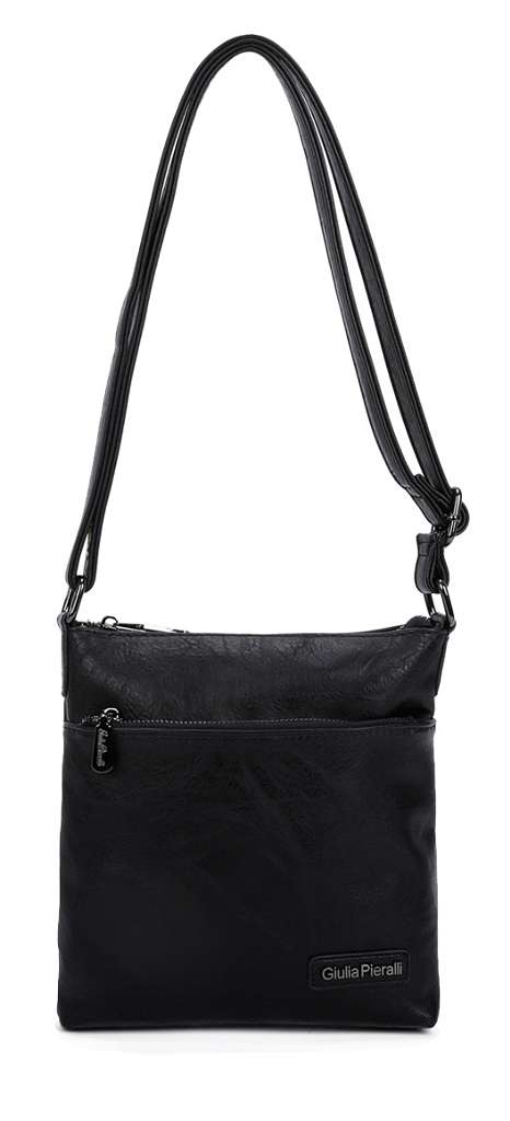 Classic Topzipper shoulderbag Small black