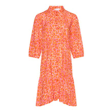 Imogene Short Dress Orange Mix
