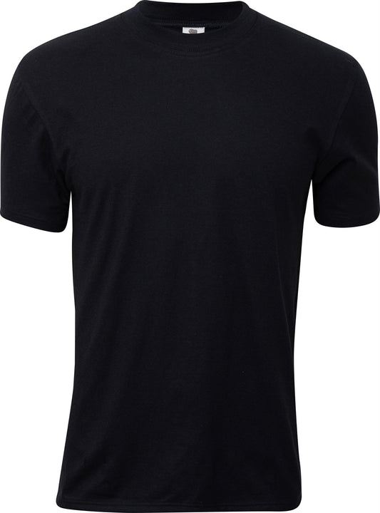 T-shirt single jersey o- neck black