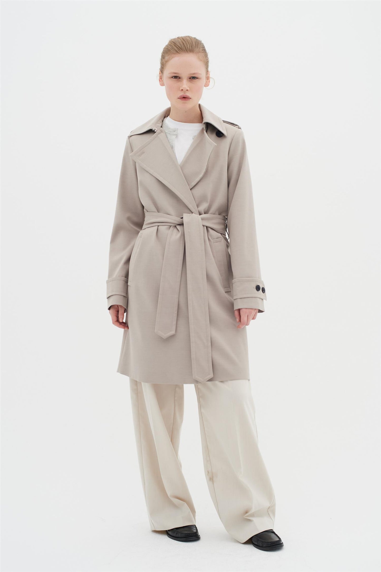 Tinah IW short trench Simply Taupe M