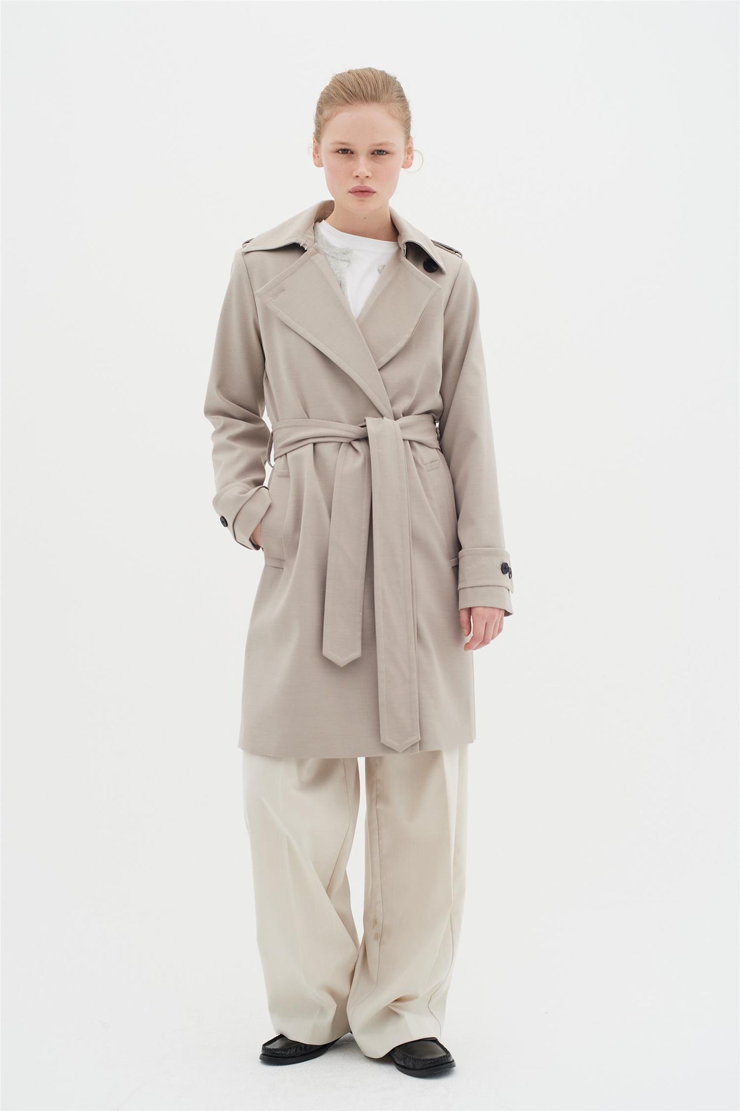 Tinah IW short trench Simply Taupe M