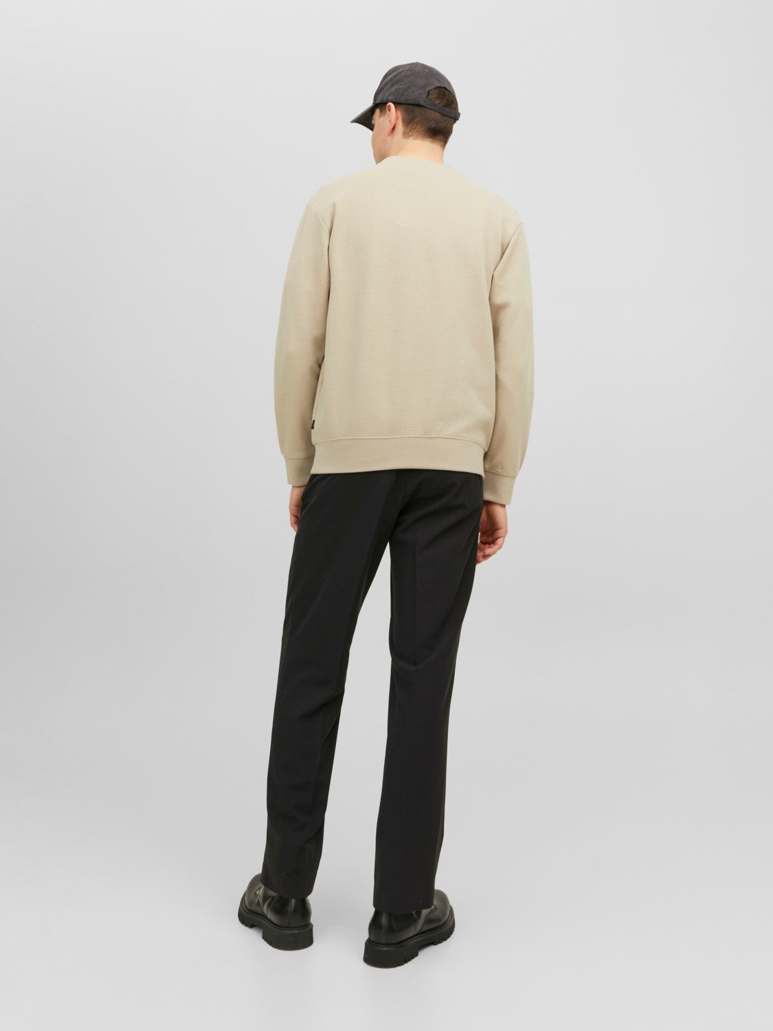 David Structure Sweat Crew  Neck Pure Cashmere