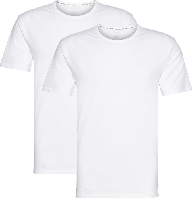 2 pk. T-shirt Crew neck White