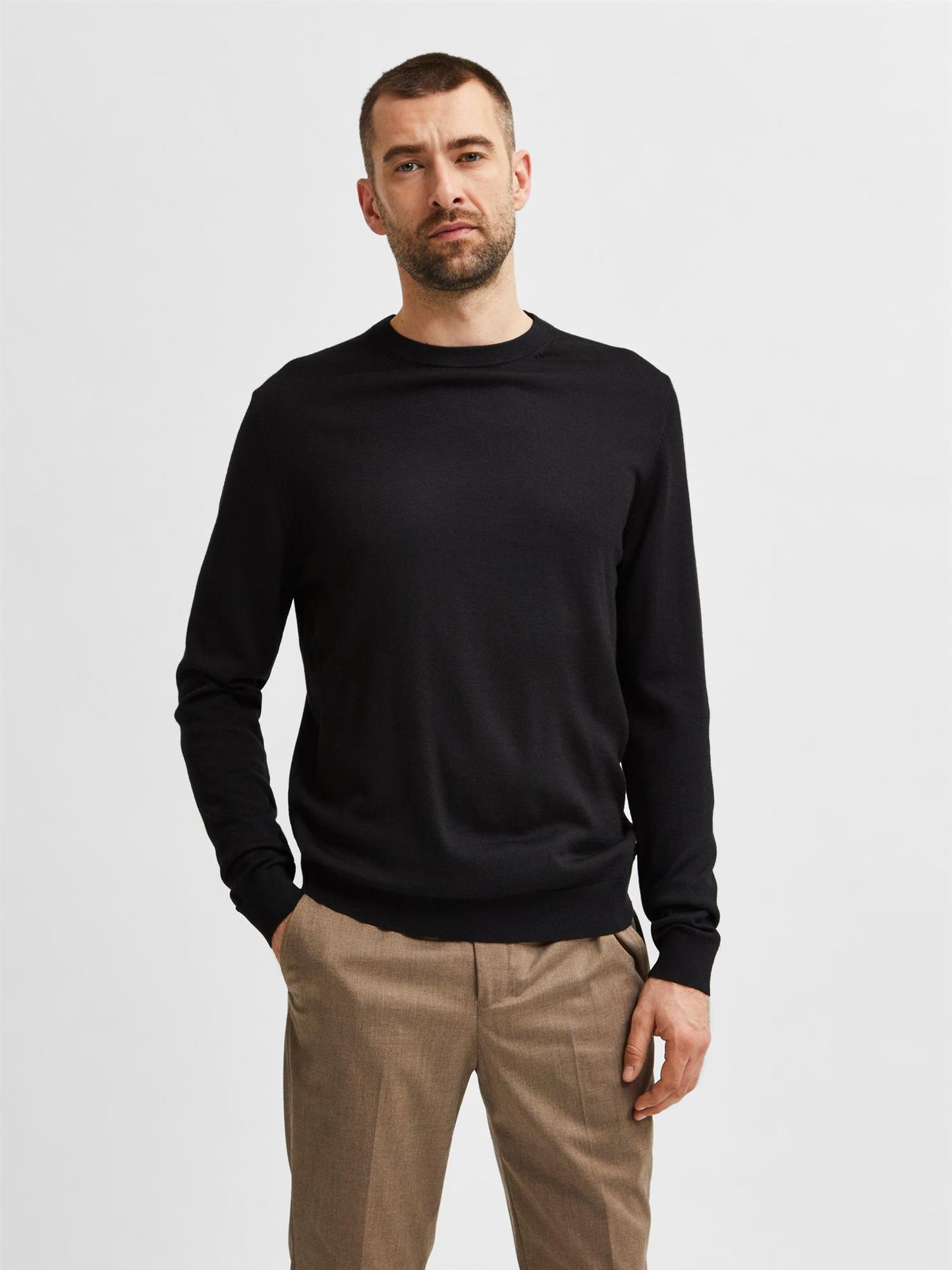 Merinoull coolmax pullover black