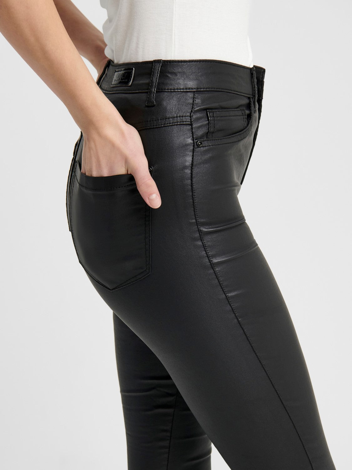 Royal rock coated jeans high waist